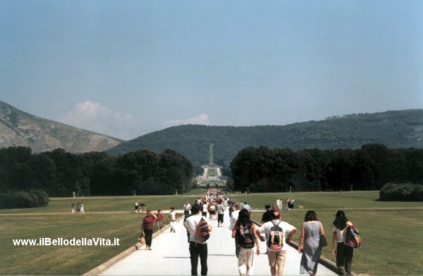 Il parco della Reggia di Caserta.