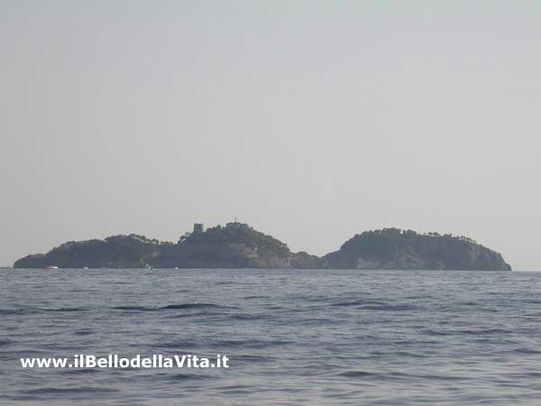 L'isola dei Galli, di fronte a Positano.