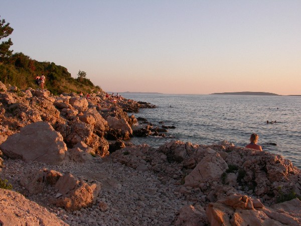 Spiaggia a Martinscica.