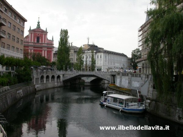 In centro a Lubiana (Slovenia).