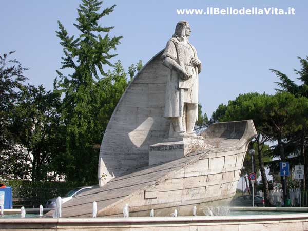 Monumento a Cristoforo Colombo ad Abano Terme (PD).