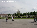 Piazza delle Erbe a Padova con le sue statue. - Clicca per ingrandire la foto...